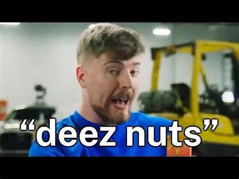 mrbeast s deez nuts commercial with vine booms - YouTube