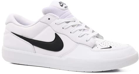 Nike SB Force 58 PRM L Skate Shoes - white/black-white-white | Tactics