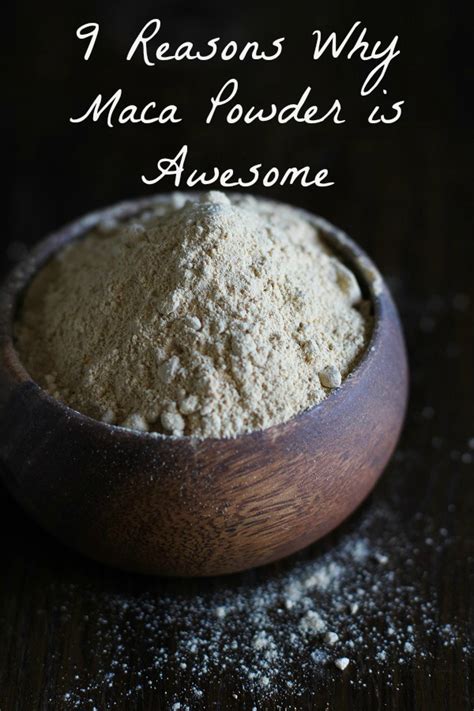 Health Benefits of Maca Powder