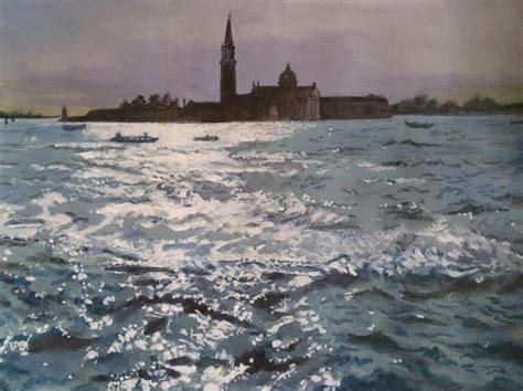 San Giorgio Maggiore, Venice . A painting from Paint and Ashes