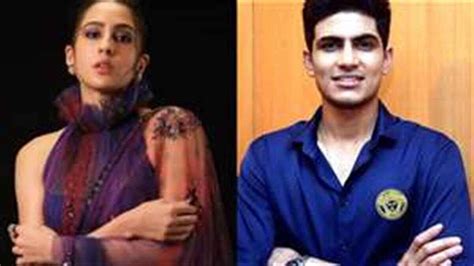 cricketer shubham gill photos goes viral with sonam bajwa in between dating rumors with sara ali ...