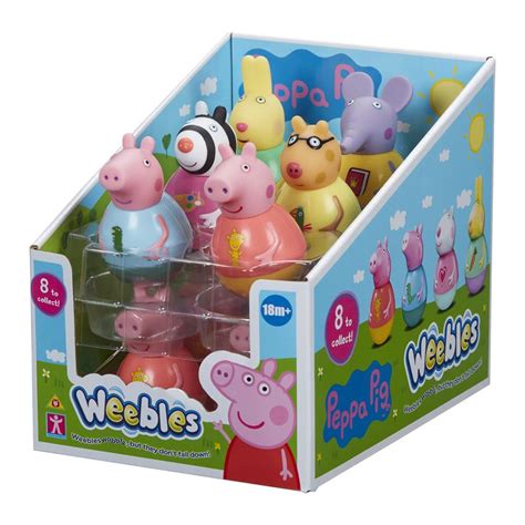 weebles-peppa-pig-figures-peppa-pig - Character Toys