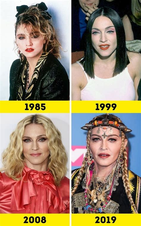 15 Iconic Female Singers Then And Now Photos | Madonna looks, Madonna young, Madonna outfits