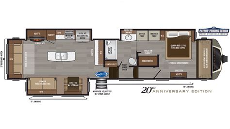 2020 Keystone Montana 5Th Wheel Floor Plans - floorplans.click