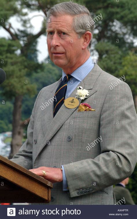 Portrait shot of HRH Charles Prince of Wales giving speech Stock Photo - Alamy