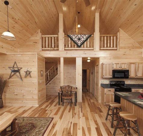 Deluxe Lofted Barn Cabin | Interior Finished Deluxe Lofted Barns | Joy ...