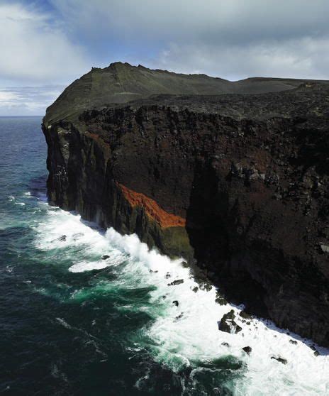 Surtsey. A volcanic lsland which was formed by volcanic eruptions that ...