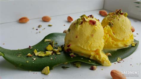 Iranian Desserts: Saffron, Pistachio Ice Cream | saednews