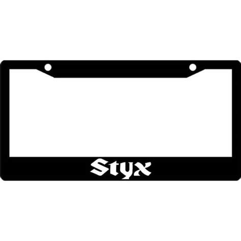 Styx Band Logo License Plate Frame