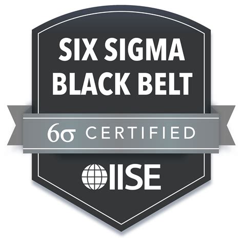 Six Sigma Black Belt - Credly