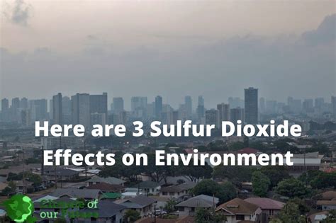 Here are 3 Sulfur Dioxide Effects on Environment