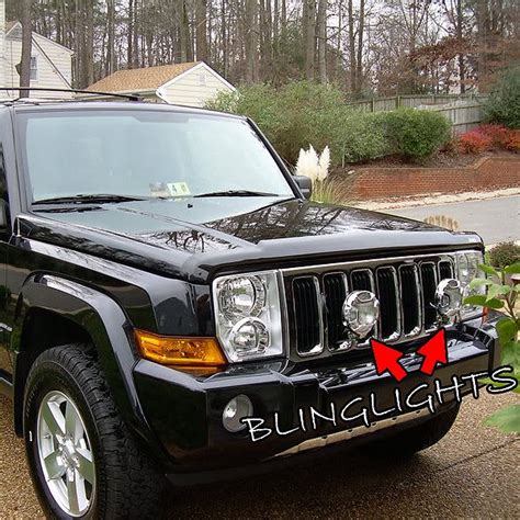 Jeep Commander Off Road Bumper Auxiliary Lamps Driving Lights