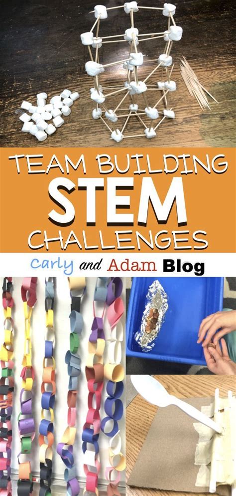 Building Teamwork at the Beginning of the Year with STEM — Carly and Adam | Stem activities ...