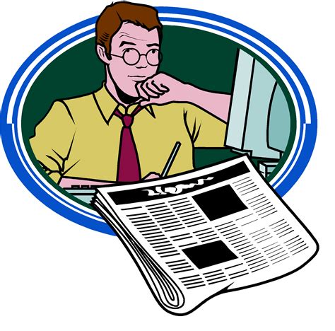 Newspaper clipart newspaper editor, Newspaper newspaper editor ...