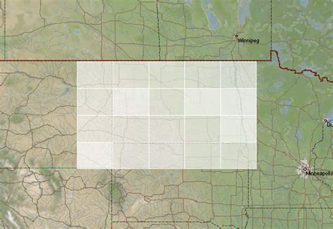 USGS topo maps of North Dakota for download - mapstor.com