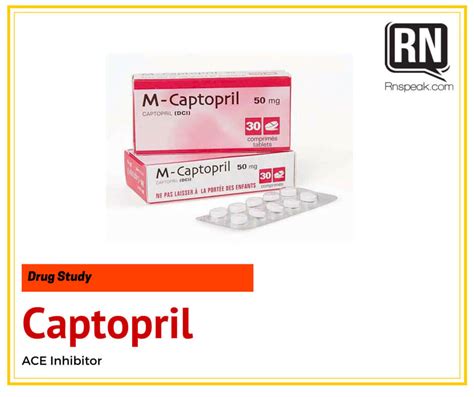 Captopril Drug Study