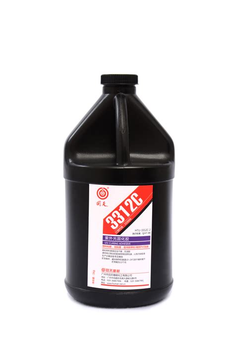 HTU-3312C-12 Medium - high viscosity UV Curing Adhesive , plastic to plastic bonding