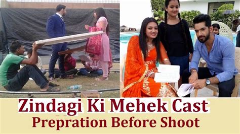 Zindagi Ki Mehek Cast ! Mehek Cast Prepration Before Shoot ! - YouTube