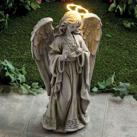 Solar Angel of Peace Garden Sculpture | Bits and Pieces