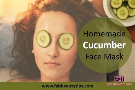 18 Homemade Cucumber Face Mask | Fab Beauty Tips