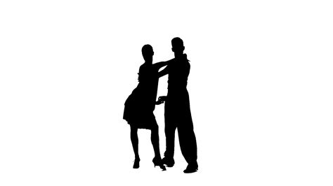 Couple Slow Dancing Silhouette