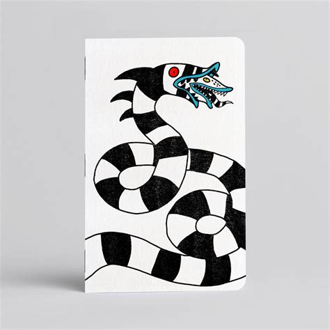 Beetlejuice Sandworm Notebook, Drawing Inspired Sand Worm Movie Notebook, Sand Snake ...