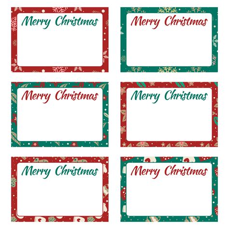 Free Printable Christmas Labels Web How To Print Free Christmas Tags. - Printable Templates Free