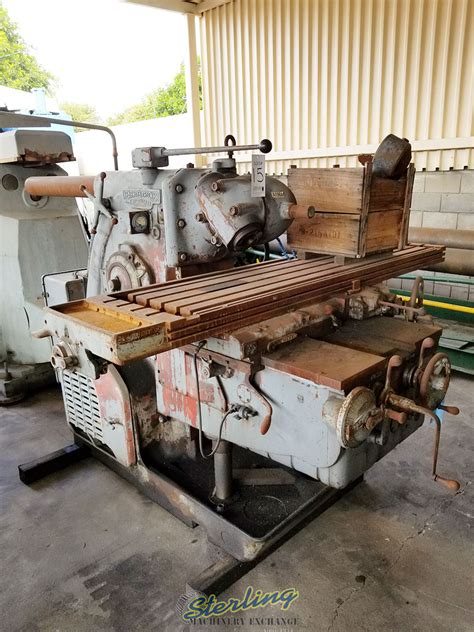 Used Kearney & Trecker Plain Type Horizontal Milling Machine W/ Universal Head Sterling Machinery