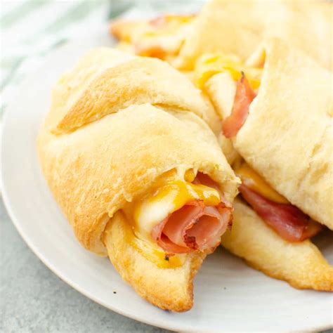 Ham and Cheese Crescent Rolls - Quick Weeknight Meals