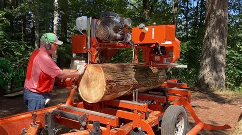 Sawmill 101. How I Size Up Logs For The Best Yeild. - YouTube