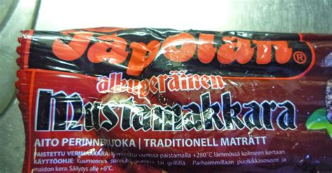 Mat och bak: Mustamakkara