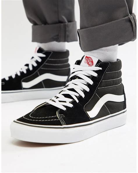 Vans Sk8-hi Trainers In Black in Black for Men - Save 10% - Lyst