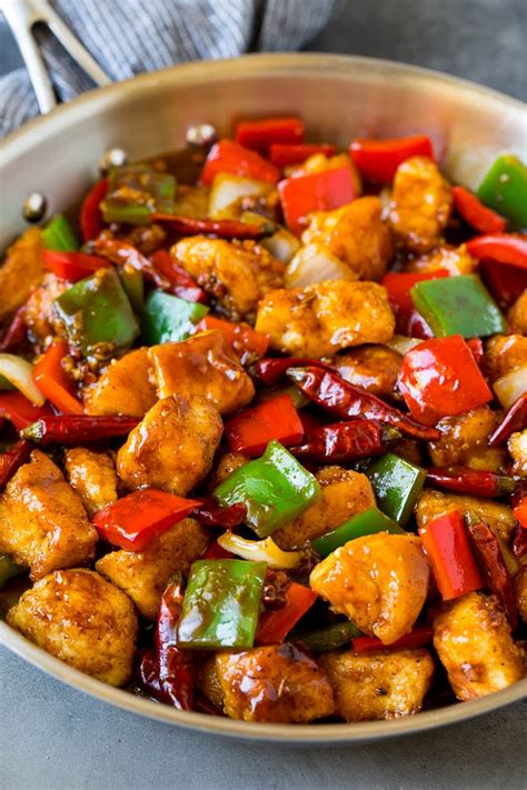 This Szechuan chicken is a spicy stir fry made with tender pieces of chicken and colorful veget ...