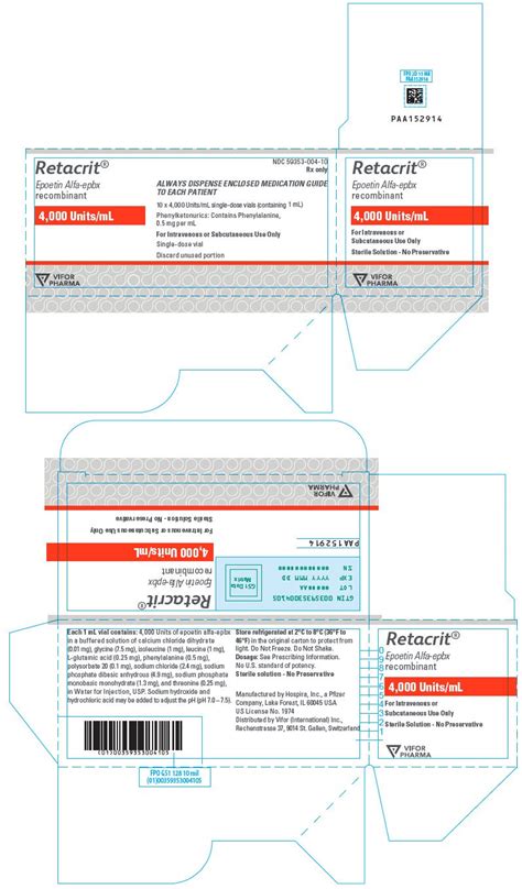 Retacrit: Package Insert - Drugs.com