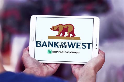 Bank of the West logo editorial stock photo. Image of sign - 118442818