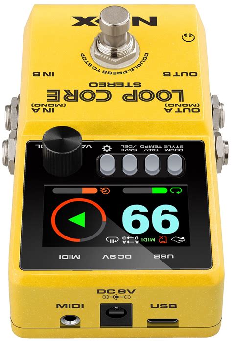 LOOP CORE STEREO Looper Effects Pedal By NU-X Available @HyTek Electronics