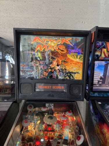 Attack from Mars Pinball Machine LEDs Arcade Game Sales Fort Lauderdale ...