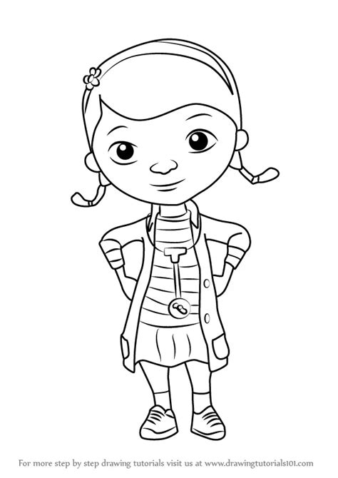 Learn How to Draw Doc from Doc McStuffins (Doc McStuffins) Step by Step : Drawing Tutorials