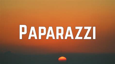 Lady Gaga - Paparazzi (Lyrics) - YouTube