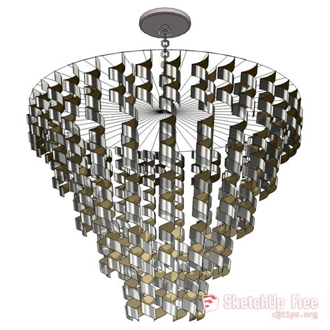 738 Ceiling Light-023 Sketchup Model Free Download