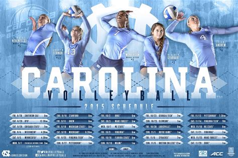 Unc Volleyball Schedule 2024 - Moll Sheelah