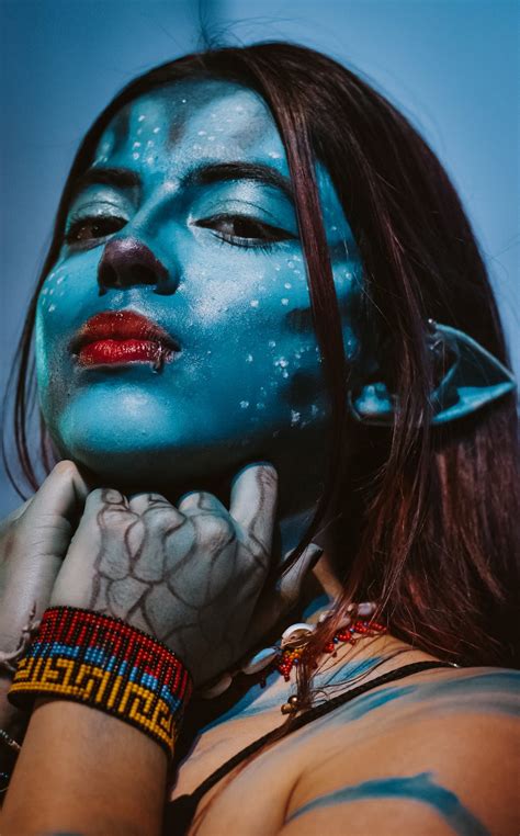 Woman in Avatar Cosplay · Free Stock Photo