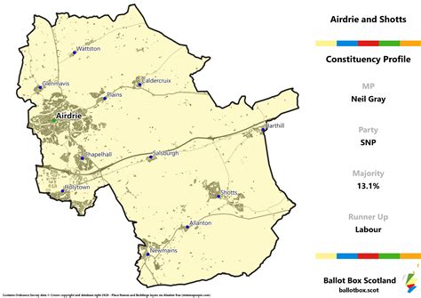 Airdrie and Shotts Constituency Map – Ballot Box Scotland