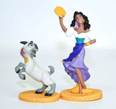 Disney Esmeralda Djali Hunchback Of Notre Dame Goat Cake Topper Figures ...