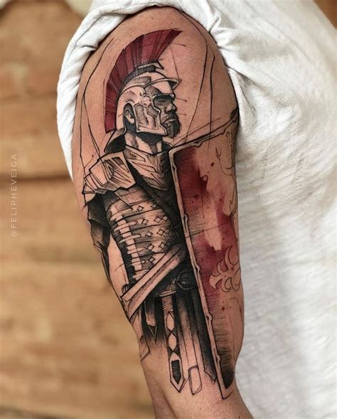 Pin de Helio Machado en Painting 4 life | Tatuaje de gladiador, Hombres tatuajes, Tatuaje de ...