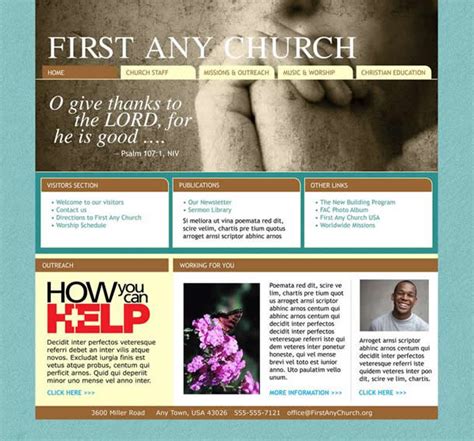 Find Professional Church Website Templates | Church Art Online