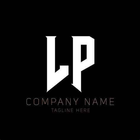 LP Letter Logo Design. Initial letters LP gaming's logo icon for ...