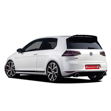 Performance sport exhaust for VW GOLF mk7 GTI Clubsport S 76 mm, VW ...