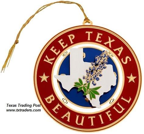 Keep Texas Beautiful Ornament 2004 - 1st Edition | Christmas ornaments ...