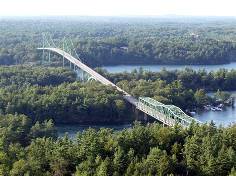 Thousand Islands Bridge: Canadian Spans by historicbridges on deviantART